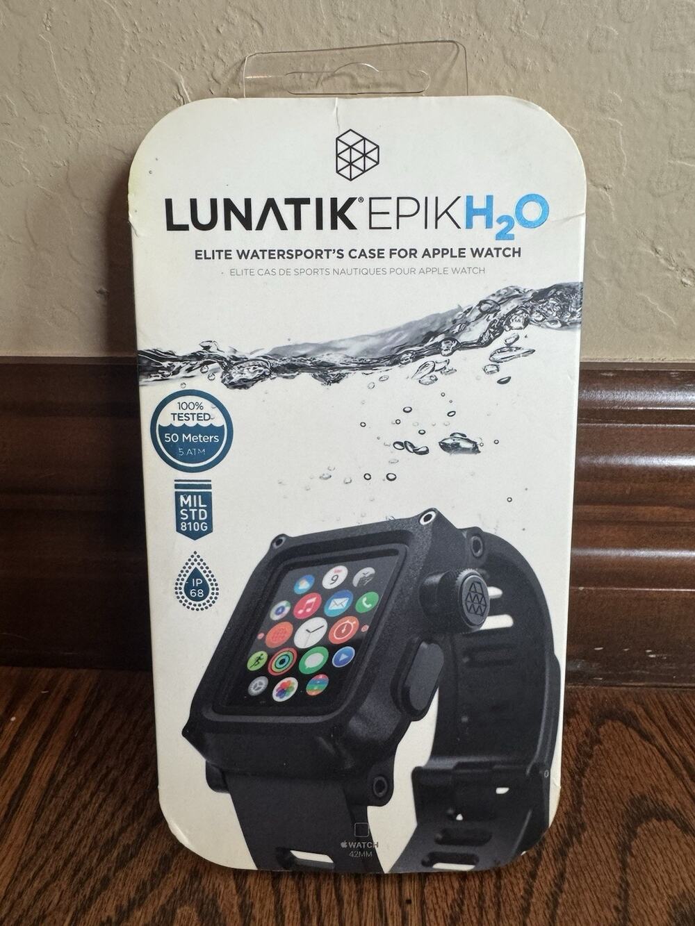 LUNATIK EPIK 007 Black Aluminum Case and Silicone Band for Apple Watch 1 42mm